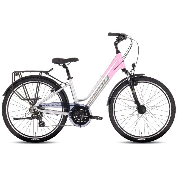 Tabou Kinetic 2 JR W grey-pink dviratis