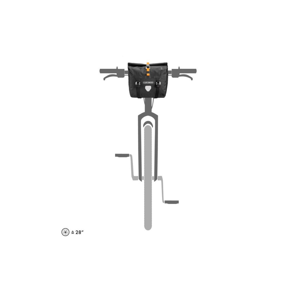 Ortlieb Handlebar-Pack QR Black Matt krepšys prie vairo | 11L