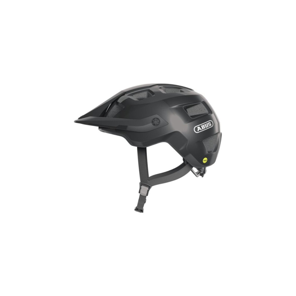 ABUS MoTrip MIPS Shiny Black MTB šalmas