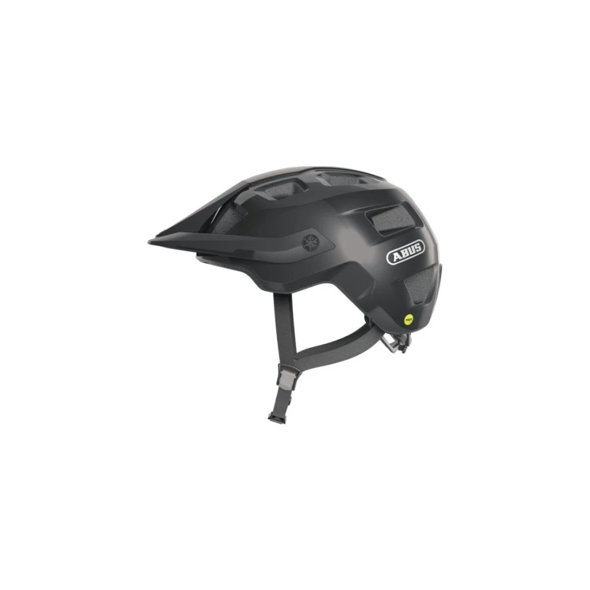 ABUS MoTrip MIPS Shiny Black MTB šalmas