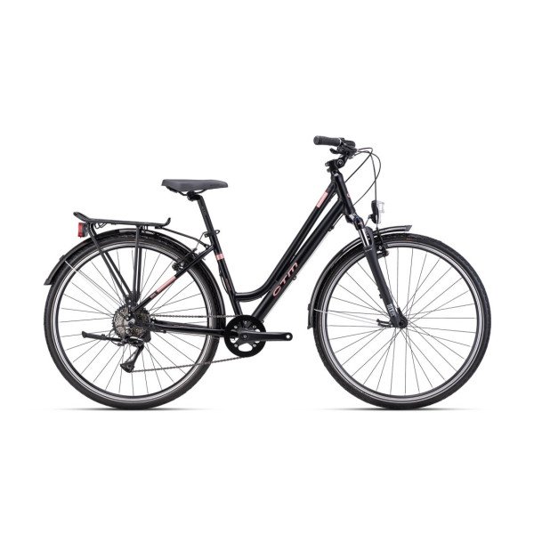 CTM Amber 700C matt black / vintage pink 2025 dviratis