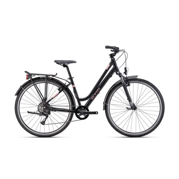 CTM Amber 700C matt black / vintage pink 2025 dviratis