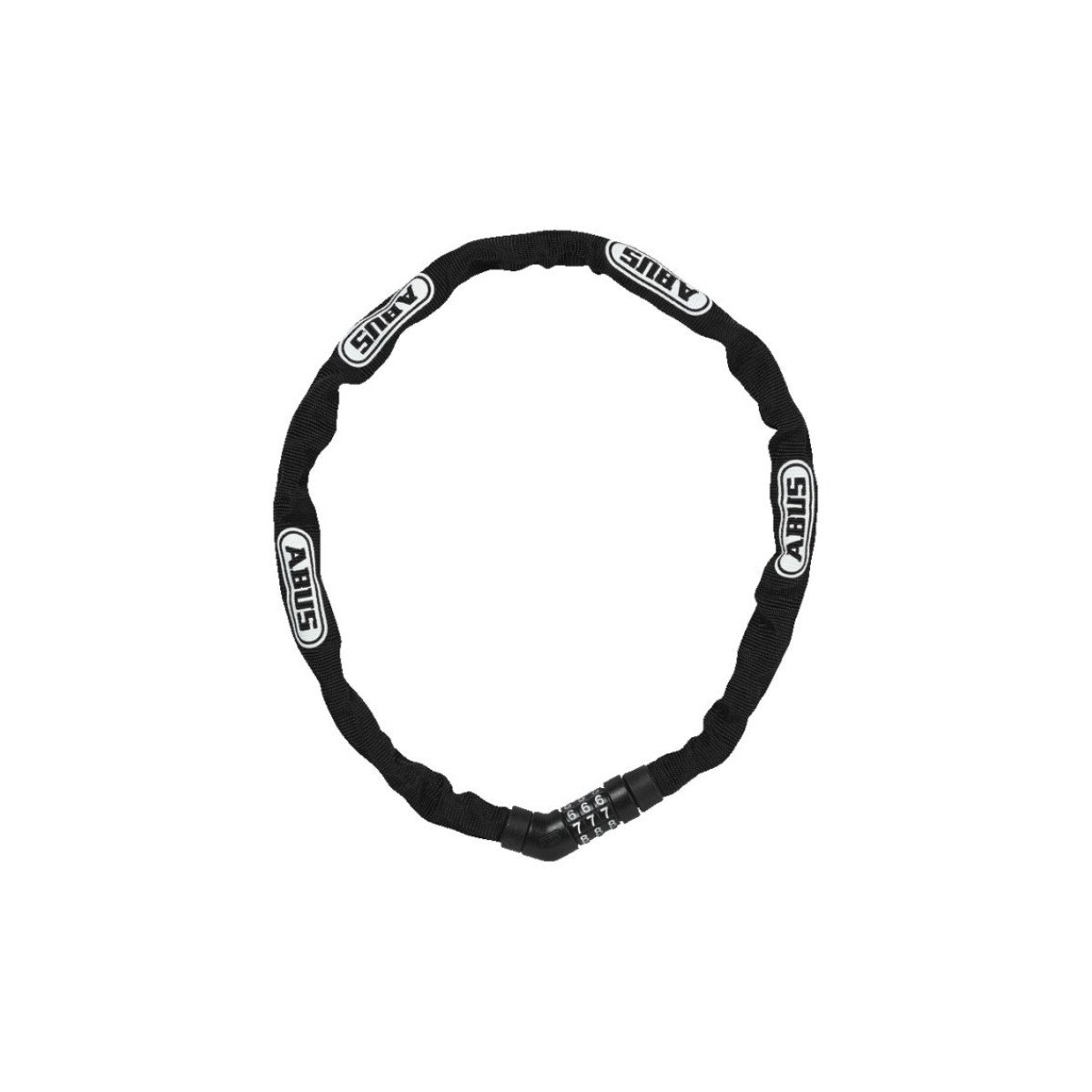 ABUS Steel-O-Chain 4804C/75 Black grandininė spyna