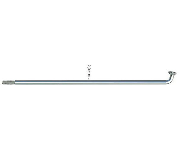 Stipinas 2 x 286mm Sapim Leader J-Bend