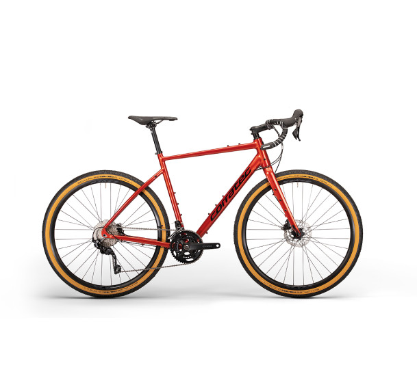 Corratec Gravel Allroad Travel 1 28" Red - Dark red 2024