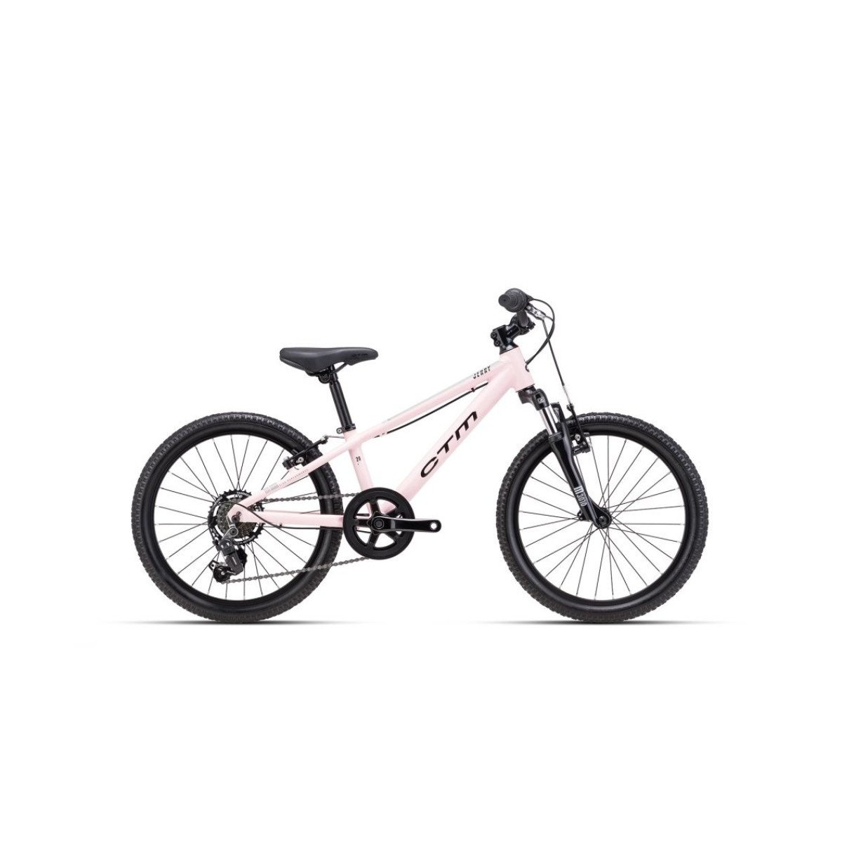 CTM Jerry 2.0 20" matt light pink / gray 2025 dviratis