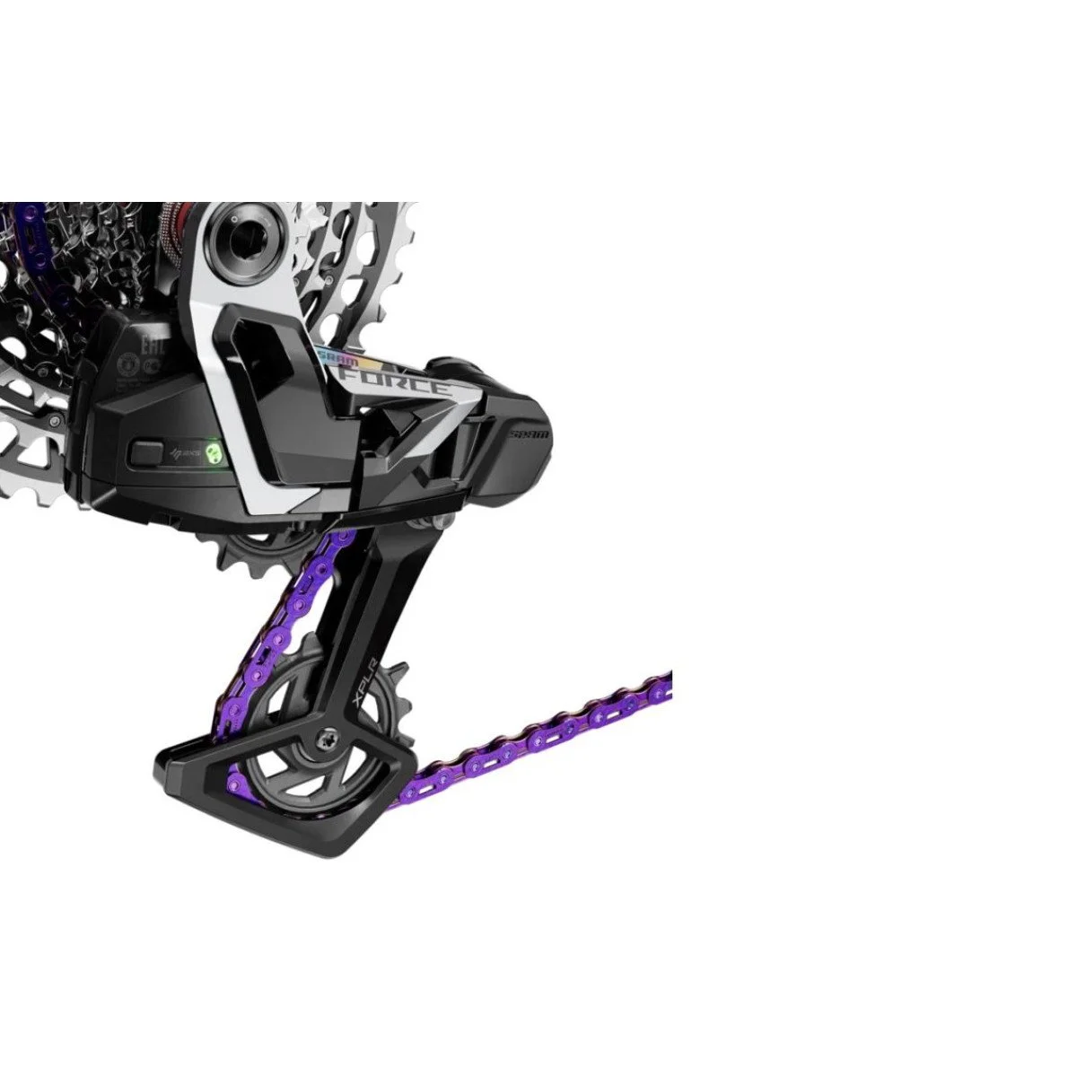 SRAM Force E1 XPLR AXS galinis pavarų perjungėjas | 13 pavarų