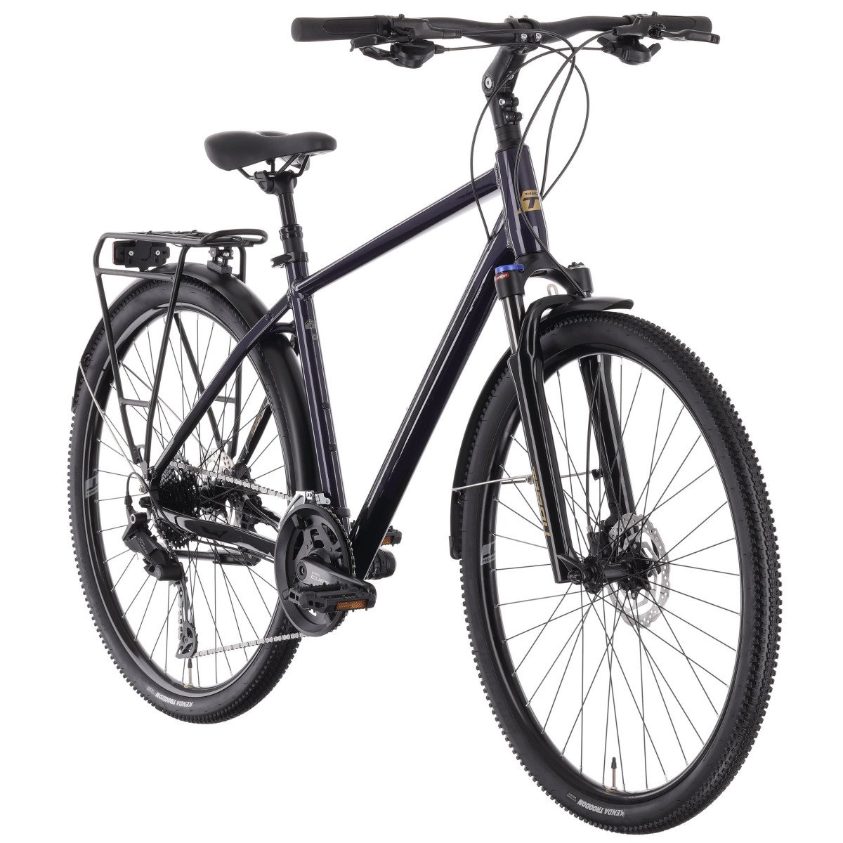 Tabou Flow 4 EQ black-purple dviratis