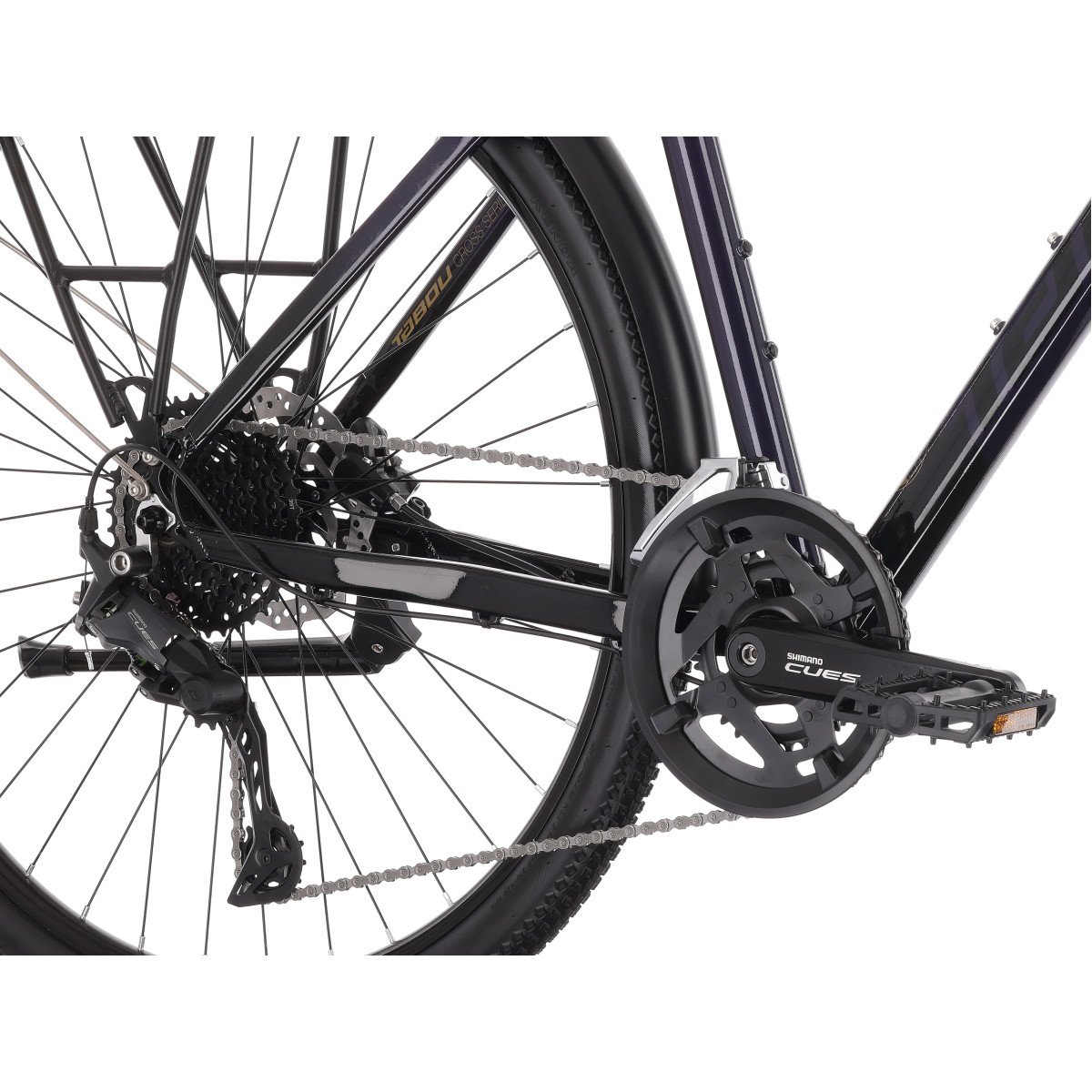Tabou Flow 4 EQ black-purple dviratis