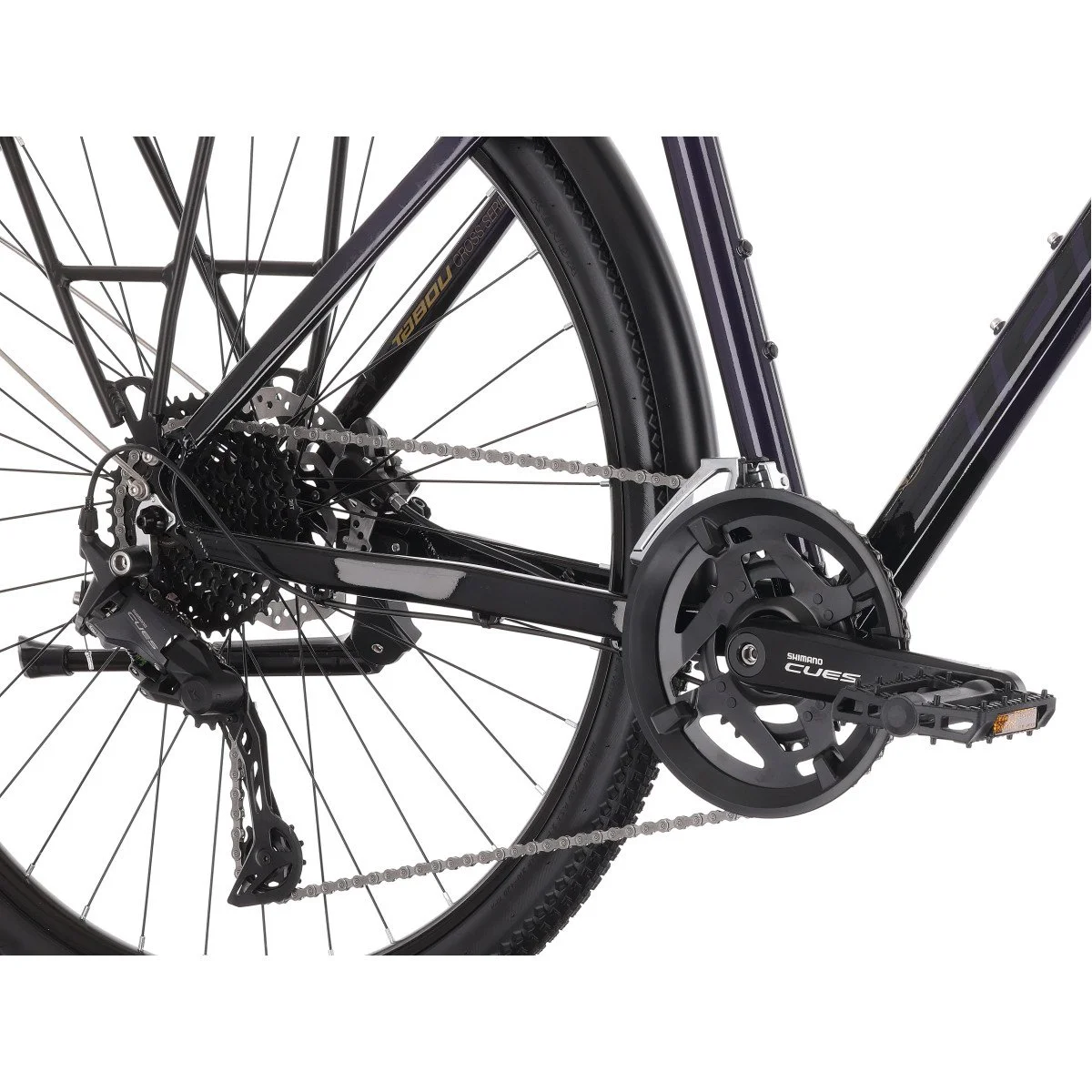 Tabou Flow 4 EQ black-purple dviratis