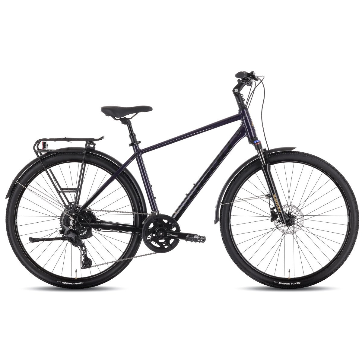 Tabou Flow 4 EQ black-purple dviratis