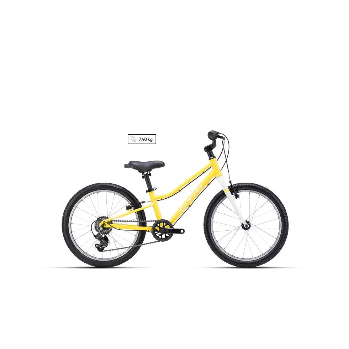 CTM SLY 20" 2026 Yellow vaikiškas dviratis