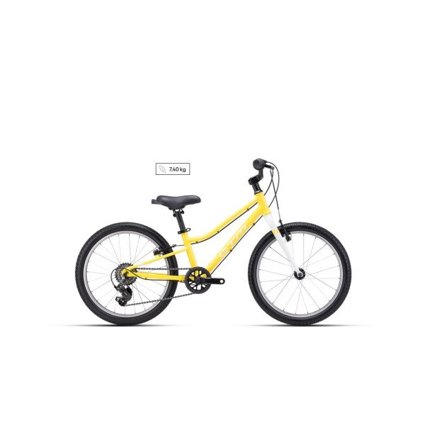CTM SLY 20" 2026 Yellow vaikiškas dviratis