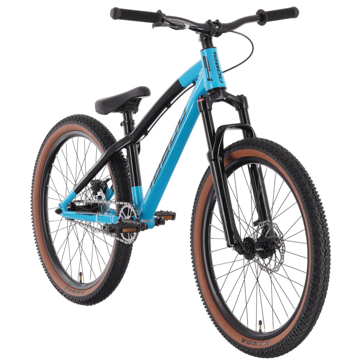 Tabou Tabspin JR 24 turq-black dviratis