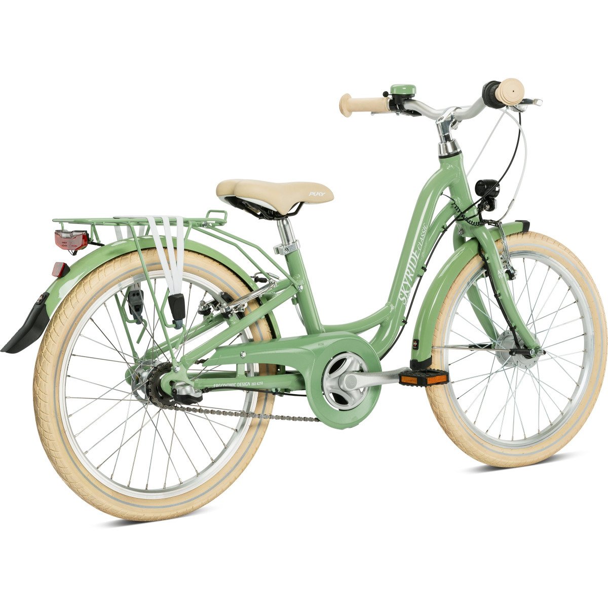 PUKY Skyride 20-3 Classic Alu retro green