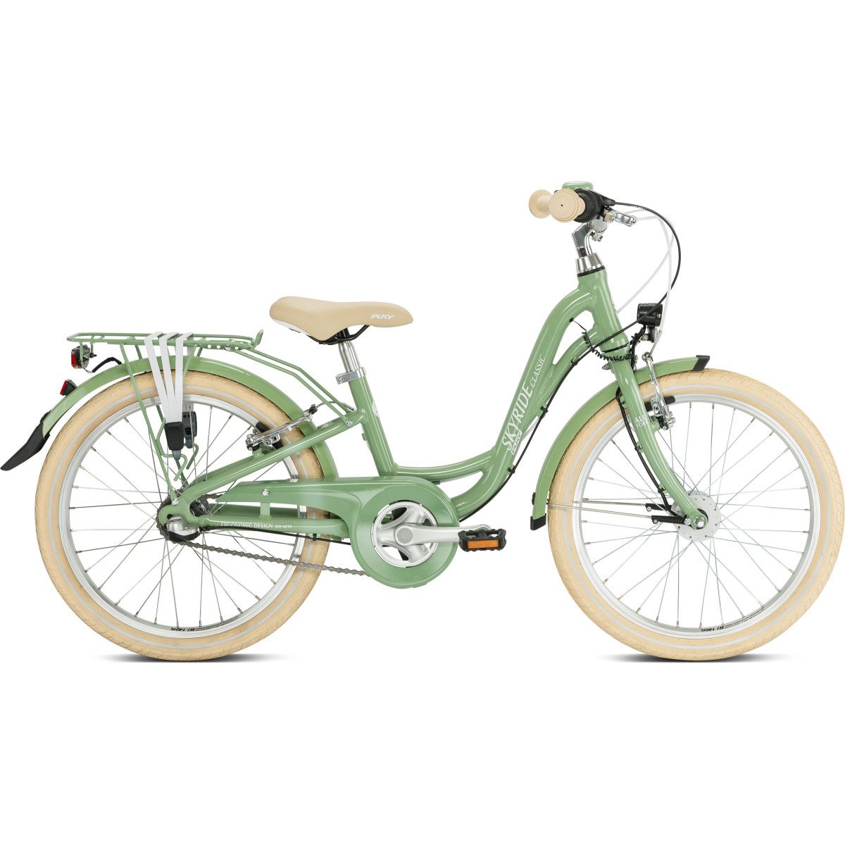 PUKY Skyride 20-3 Classic Alu retro green