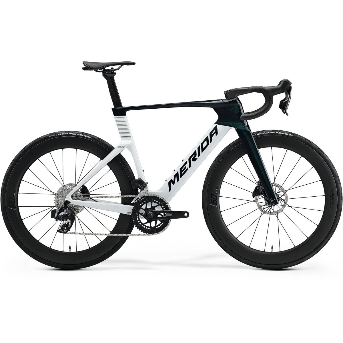 Merida Reacto 7000 2027 halo green/pearl white(green) dviratis