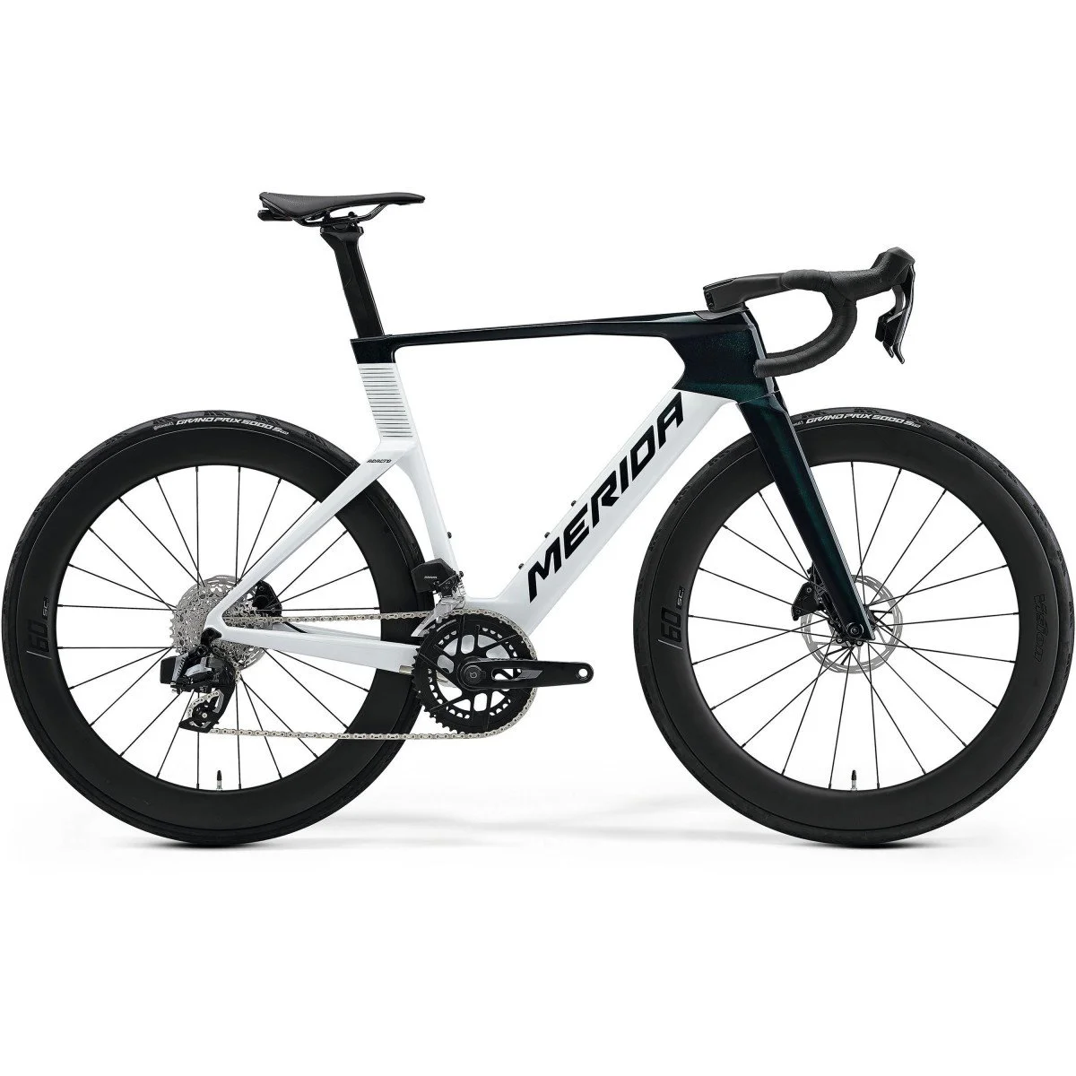 Merida Reacto 7000 2027 halo green/pearl white(green) dviratis