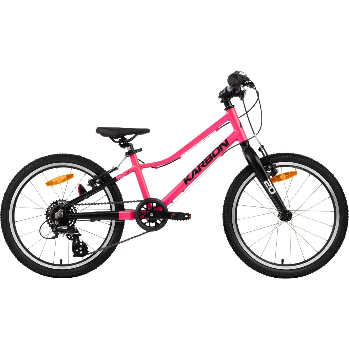 Karbon Superlight Alu 20 pink dviratis