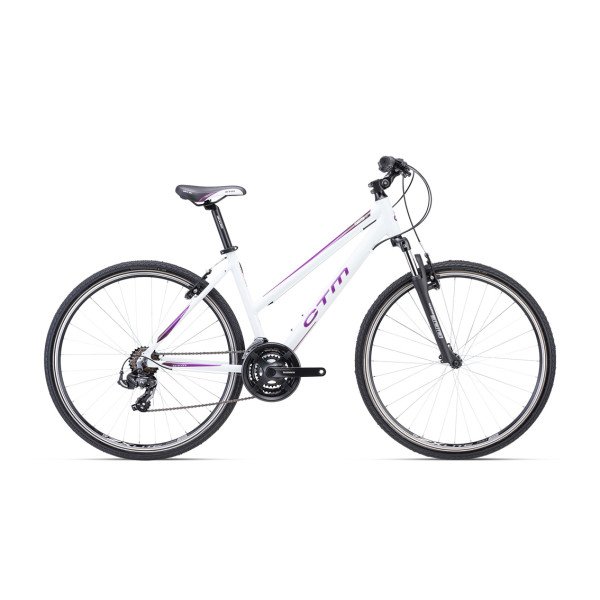 CTM Maxima 1.0 Trekking 28" White-Puple pearl