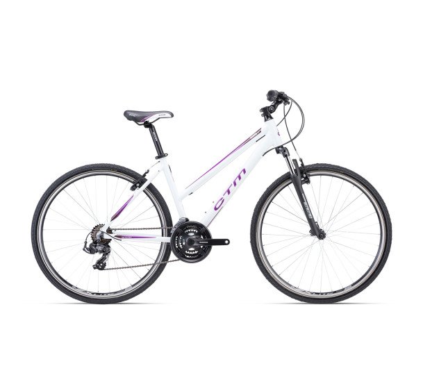 CTM Maxima 1.0 Trekking 28" White-Puple pearl