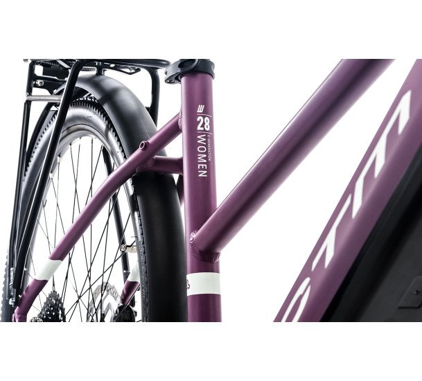 Elektrinis dviratis CTM Senze e-Trekking 29" Purple matt-Grey