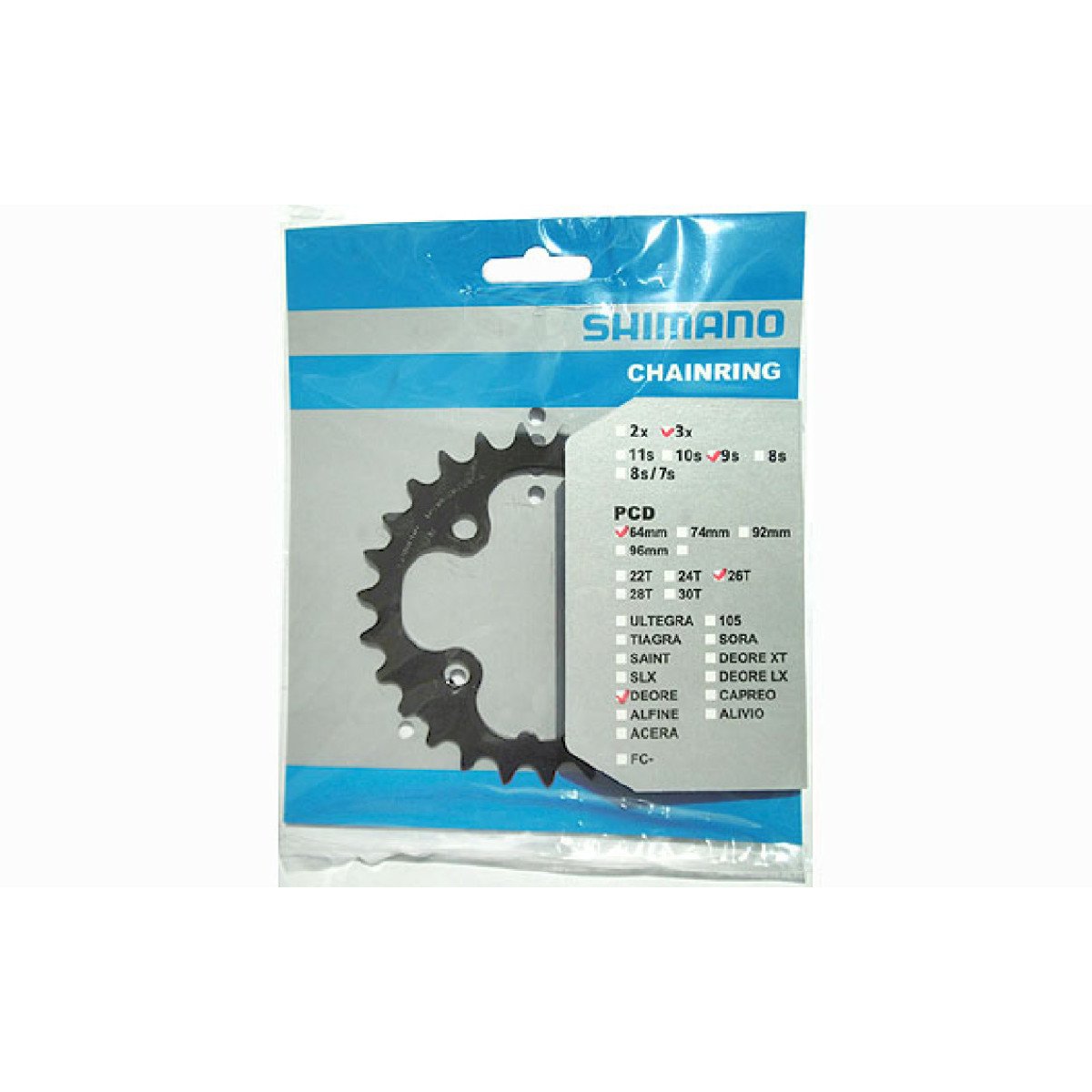 Žvaigždutė priekinė Shimano FC-M590 Deore - Y1LD26000
