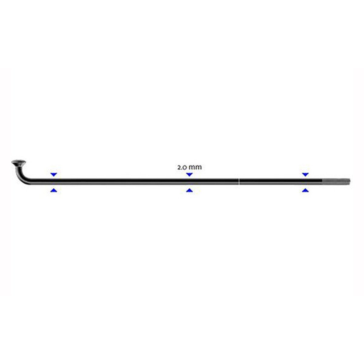 Stipinas 2 x 266mm Sapim Leader J-Bend