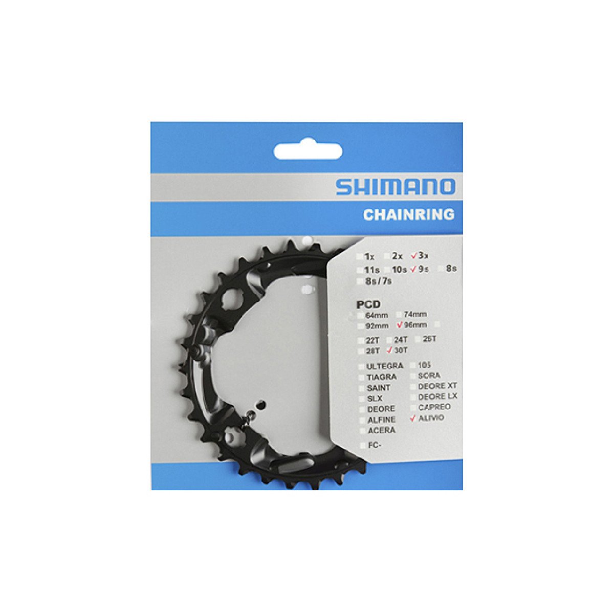 Žvaigždutė priekinė Shimano FC-M4000 Alivio - Y1PL98040 Žvaigždutė priekinė Shimano FC-M4000 Alivio - Y1PL98040