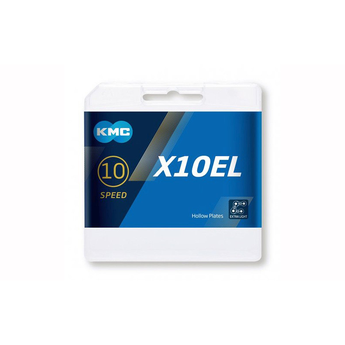 KMC X10EL Gold 114L grandinė | 10 pavarų