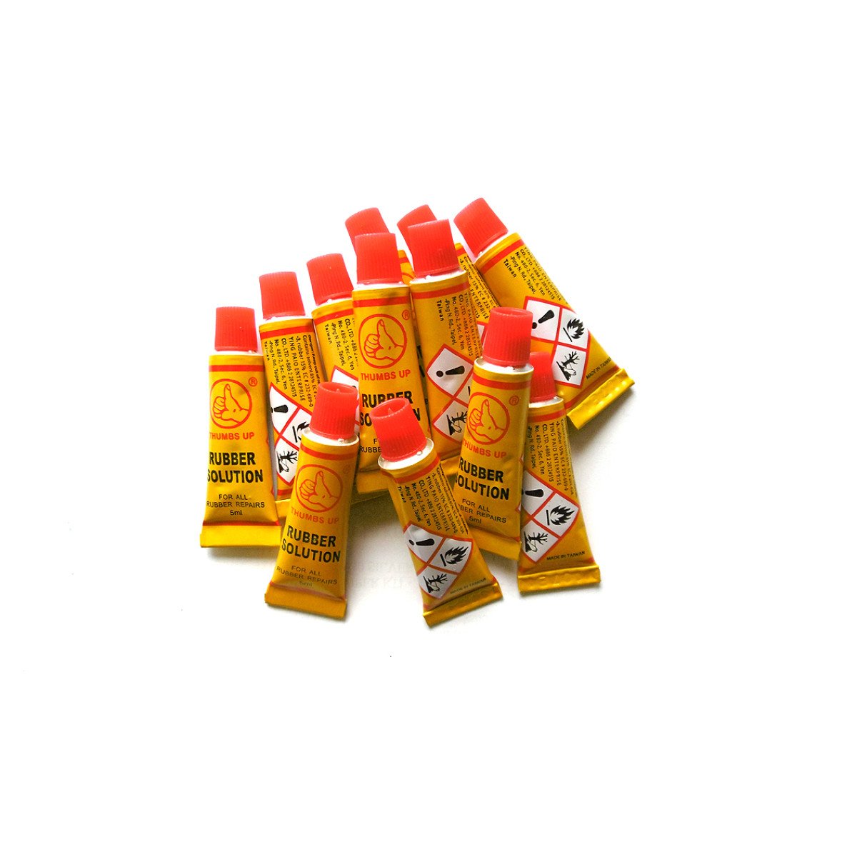 Gumos klijai Rubber solution 5ml 12 vnt.