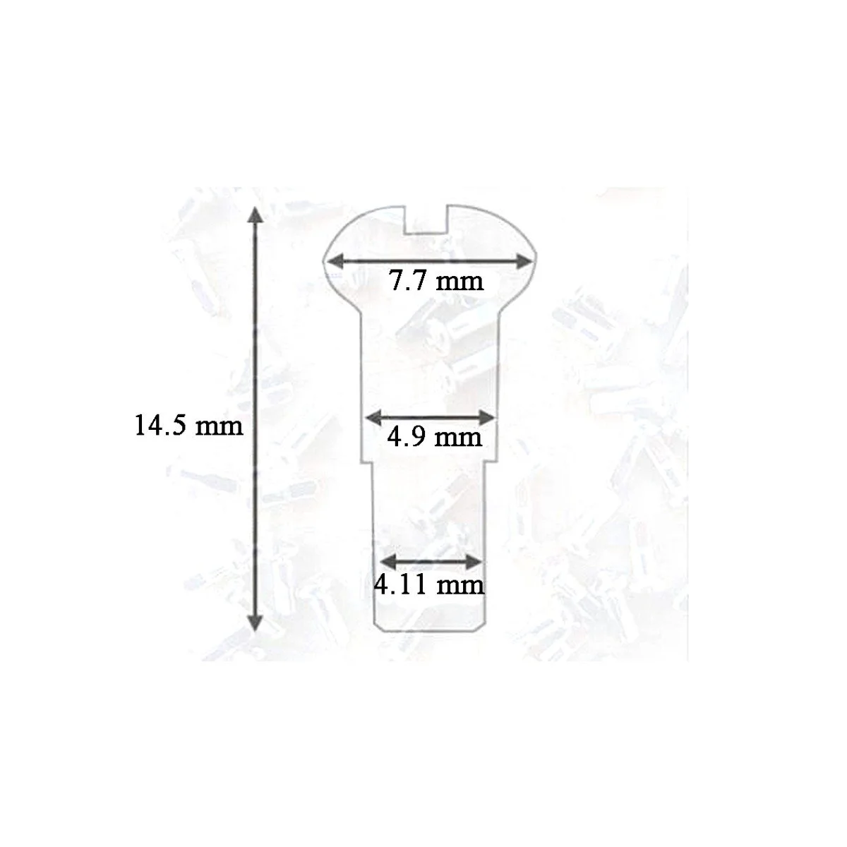 Stipinas 2.3 x 288mm Sapim Leader J-Bend