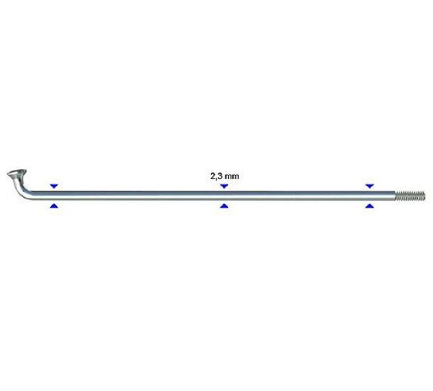 Stipinas 2.3 x 292mm Sapim Leader J-Bend