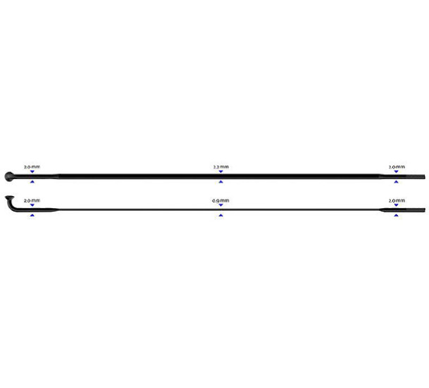 Stipinas 2-2.3-0.9-2 x 292mm Sapim CX-Ray J-Bend