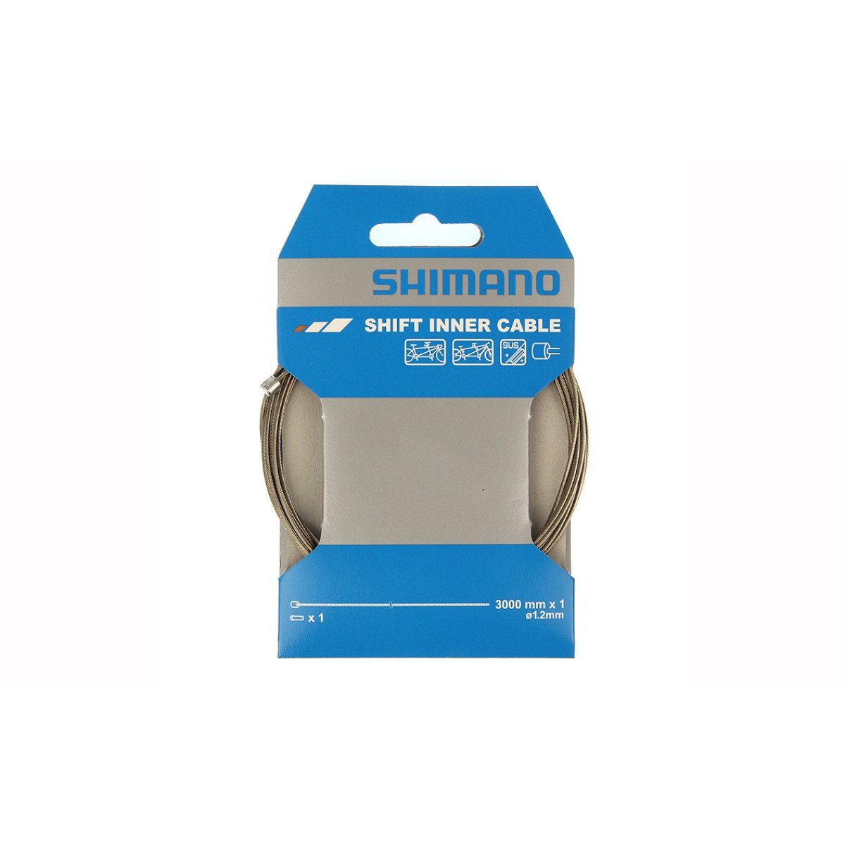 Pavarų trosas Shimano RVS 3000mm Pavarų trosas Shimano RVS 3000mm