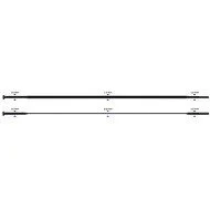 Stipinas 2-2.3-0.9-2.0 x 298mm Sapim CX-Ray Straight