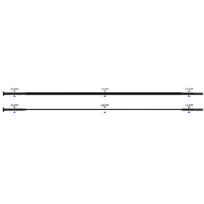 Stipinas 2-2.3-0.9-2.0 x 302mm Sapim CX-Ray Straight