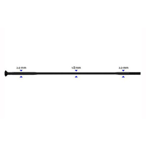 Stipinas 2-1.8-2 x 306mm Sapim Race Straight