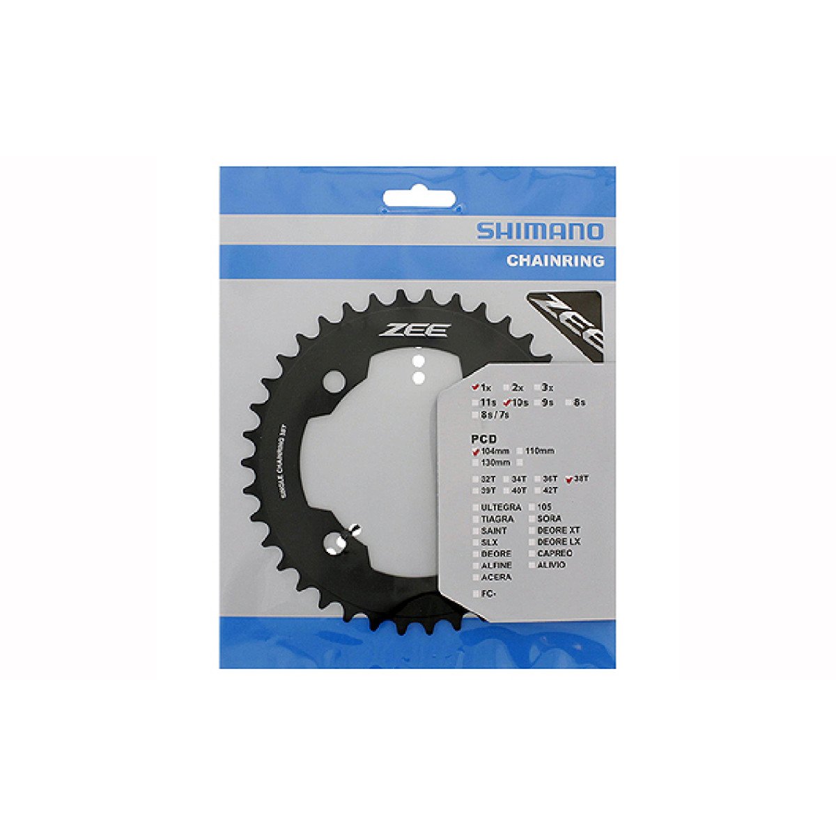 Žvaigždutė priekinė Shimano FC-M640 ZEE - Y1NG38000 Žvaigždutė priekinė Shimano FC-M640 ZEE - Y1NG38000