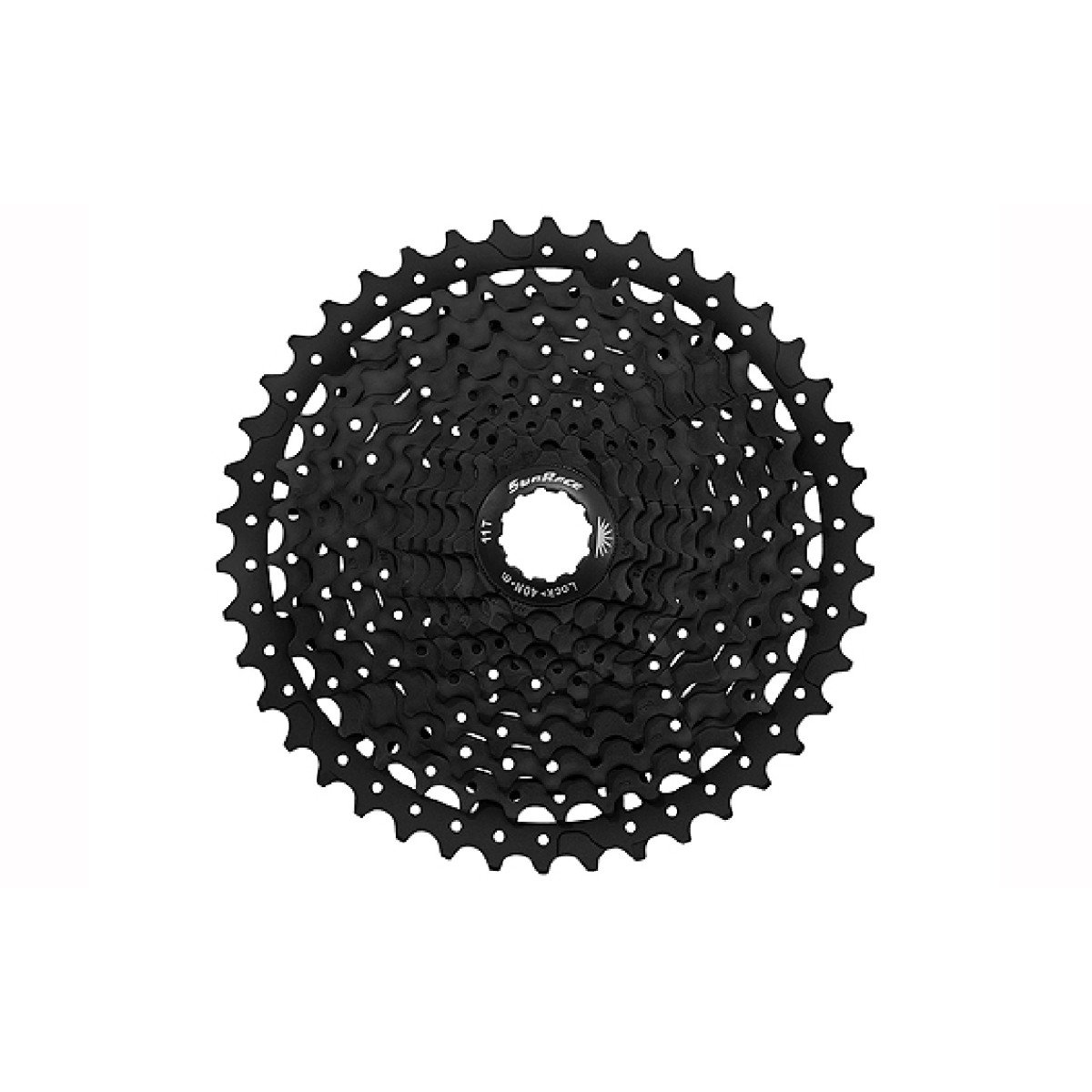 SunRace CSMS8 11-42T black galinis žvaigždžių blokas | 11 pavarų