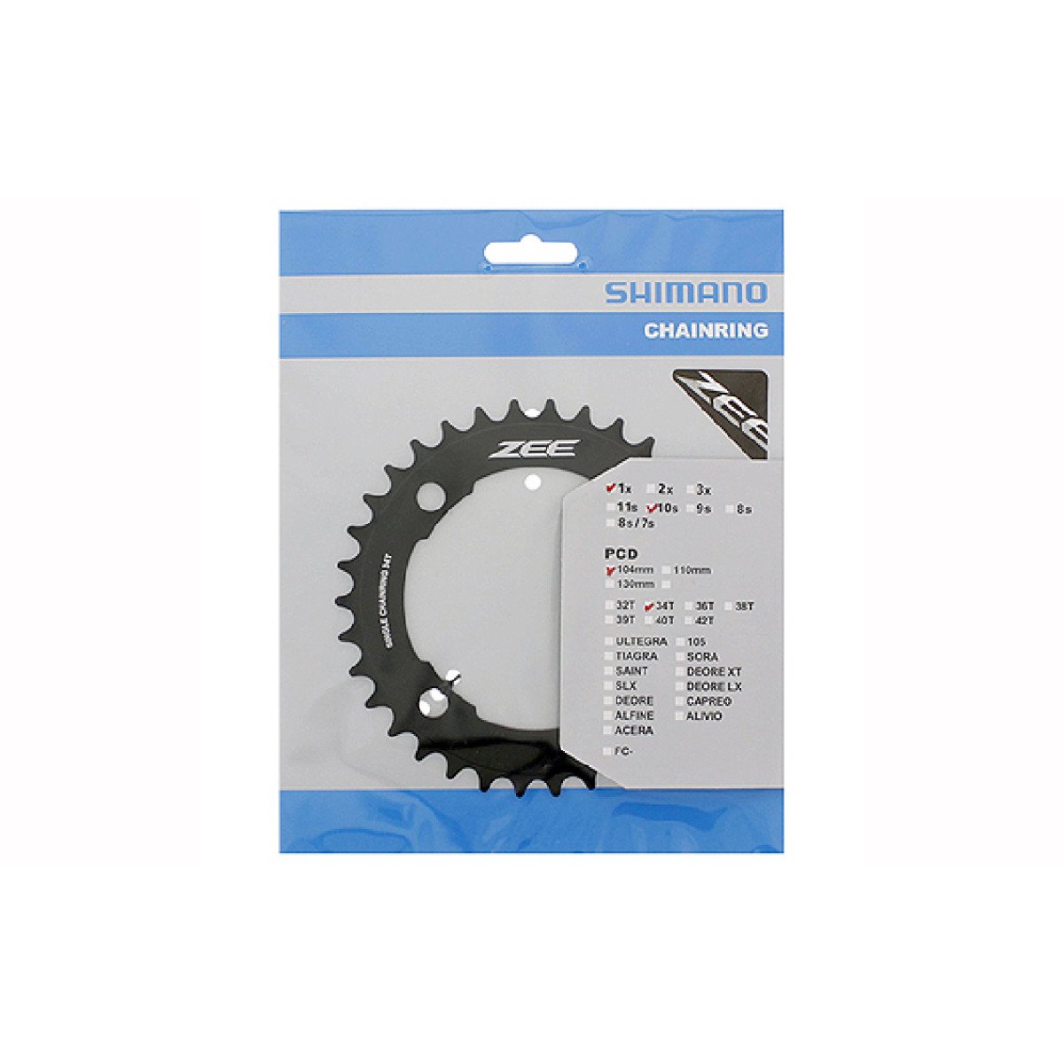 Žvaigždutė priekinė Shimano FC-M640 ZEE - Y1NG34000 Žvaigždutė priekinė Shimano FC-M640 ZEE - Y1NG34000