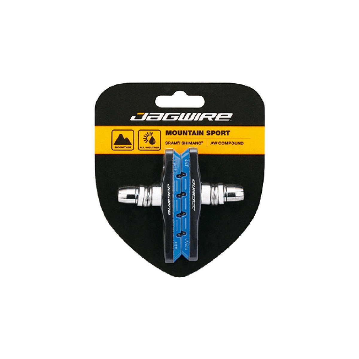 Stabdžių kaladėlės V-brake Jagwire Mountain Sport JS908T-B Stabdžių kaladėlės V-brake Jagwire Mountain Sport JS908T-B