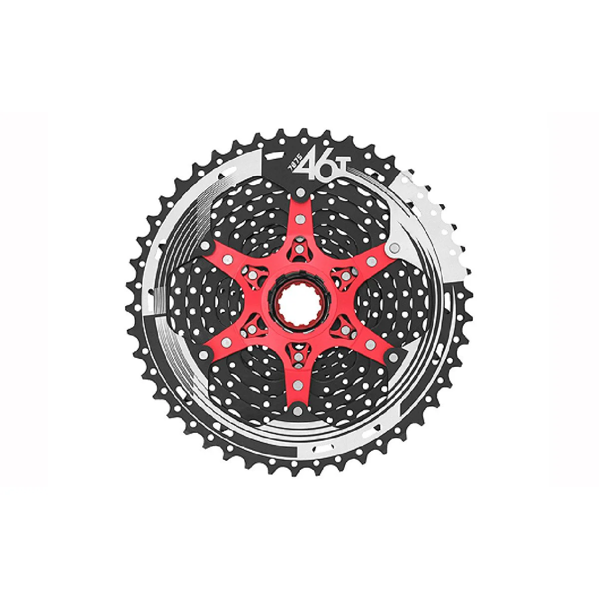 SunRace CSMX8 11-42T black - galinis žvaigždžių blokas | 11 pavarų