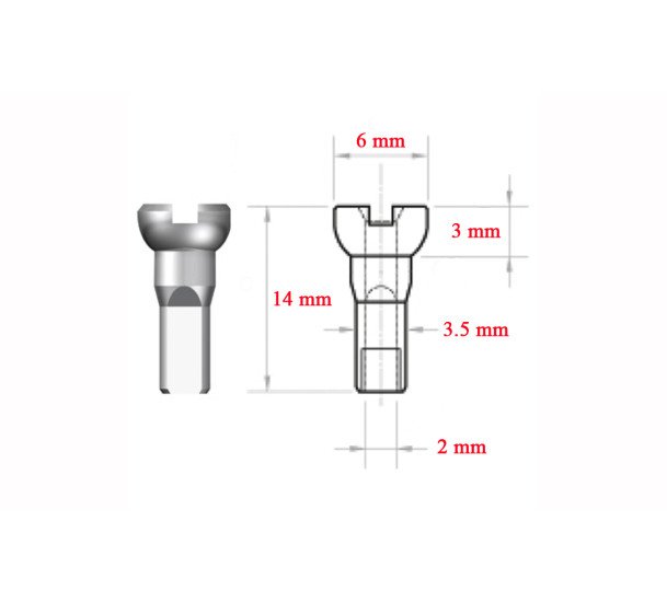 Stipinų galvutė 14mm Sapim Polyax Alu Secure Lock