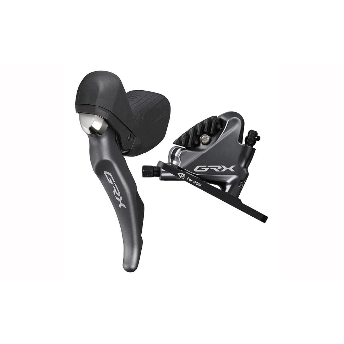 Stabdžių pavarų perjungimo rankenėlė su stabdžiais Shimano ST-RX810(L) BR-RX810(F) GRX Stabdžių pavarų perjungimo rankenėlė su stabdžiais Shimano ST-RX810(L) BR-RX810(F) GRX