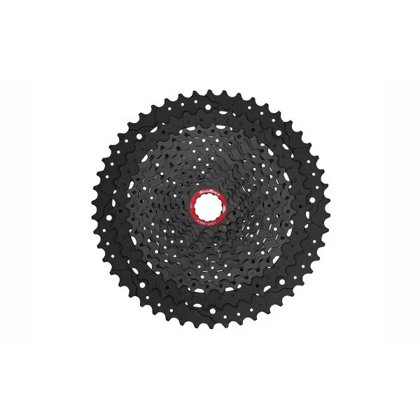 SunRace CSMZ91X 10-50T black galinis žvaigždžių blokas | 12 pavarų