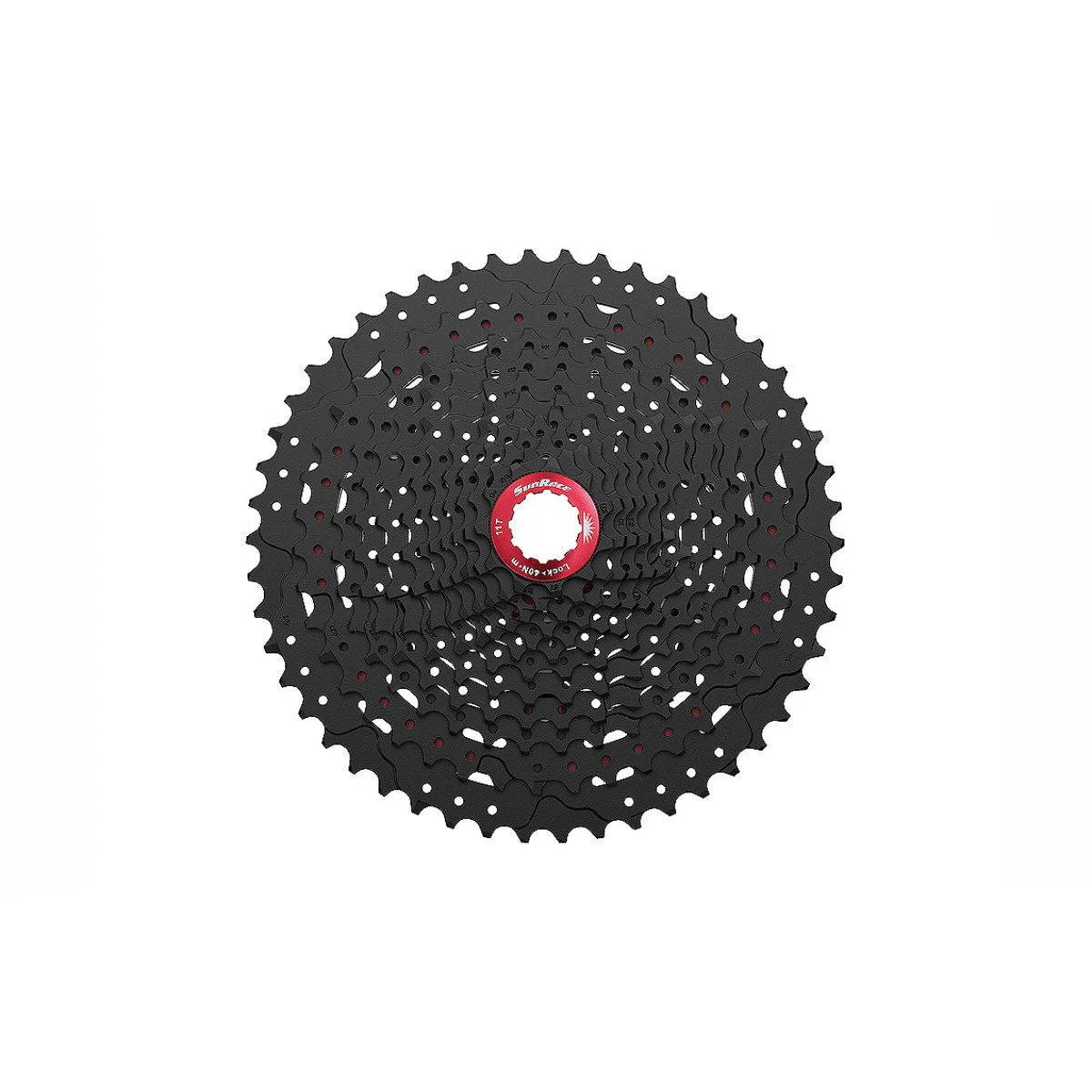 SunRace CSMZ90 11-50T black galinis žvaigždžių blokas | 12 pavarų