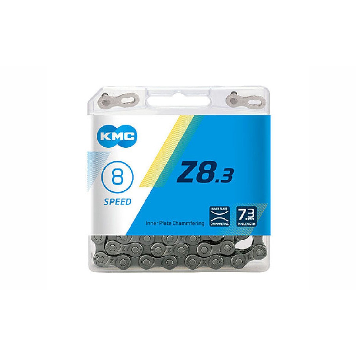 KMC Z8.3 Silver Grey 116L grandinė | 6/7/8 pavarų KMC Z8.3 Silver Grey 116L grandinė | 6/7/8 pavarų