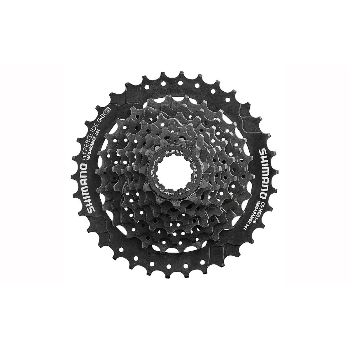 Shimano CS-HG31 11-34T galinis žvaigždžių blokas | 8 pavarų