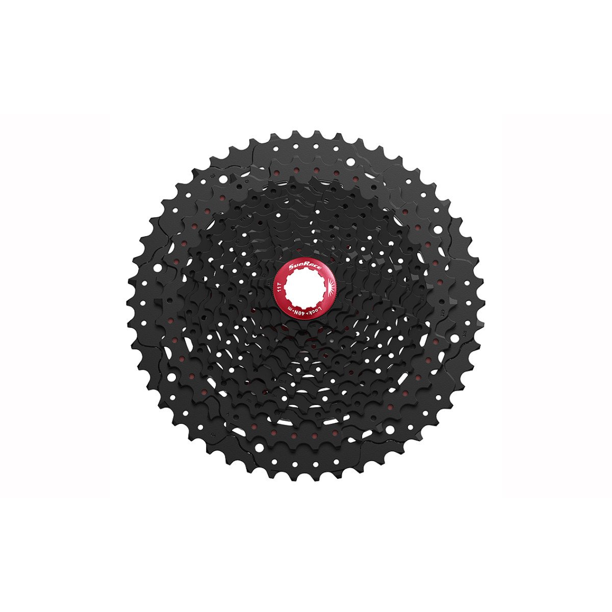 SunRace CSMX8 11-50T black - galinis žvaigždžių blokas | 11 pavarų